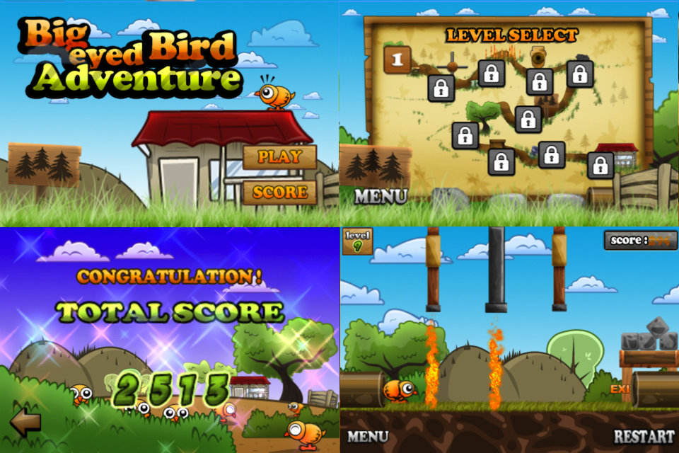 Screenshot Big Eyed Bird Adventure Screenshot Big Eyed Bird Adventure